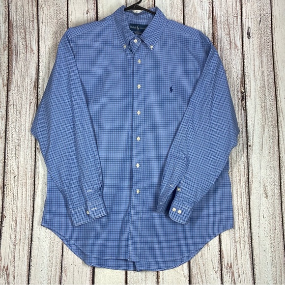 Polo Ralph Lauren Other - Ralph Lauren Polo Shirt Mens Large 17 34/35 Button Down Long Sleeve Classic Fit